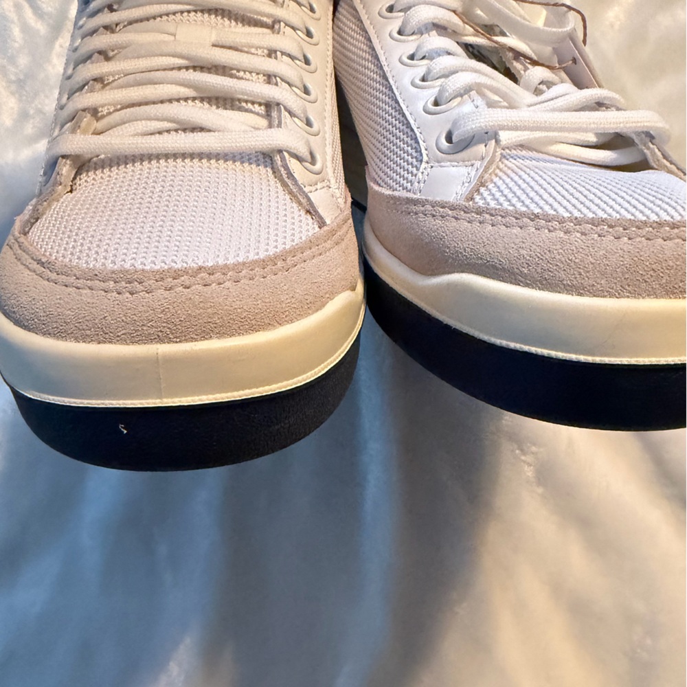 Men’s Adidas Rod Laver White and Blue Sneakers - Picture 13 of 14